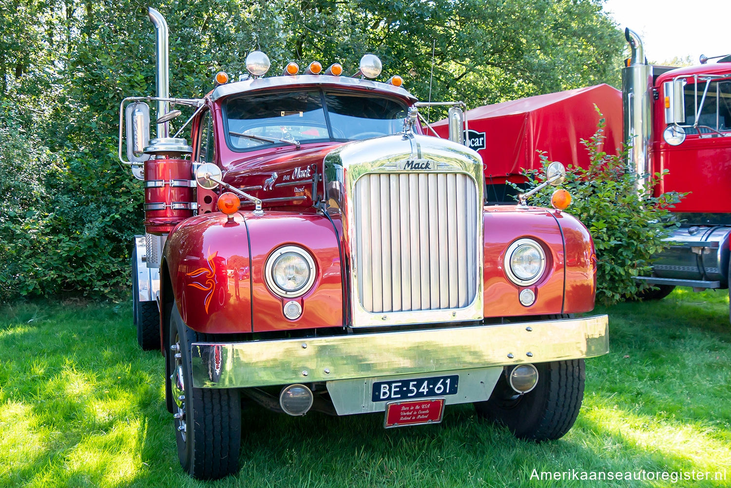 Vrachtwagens Mack B Series uit 1953